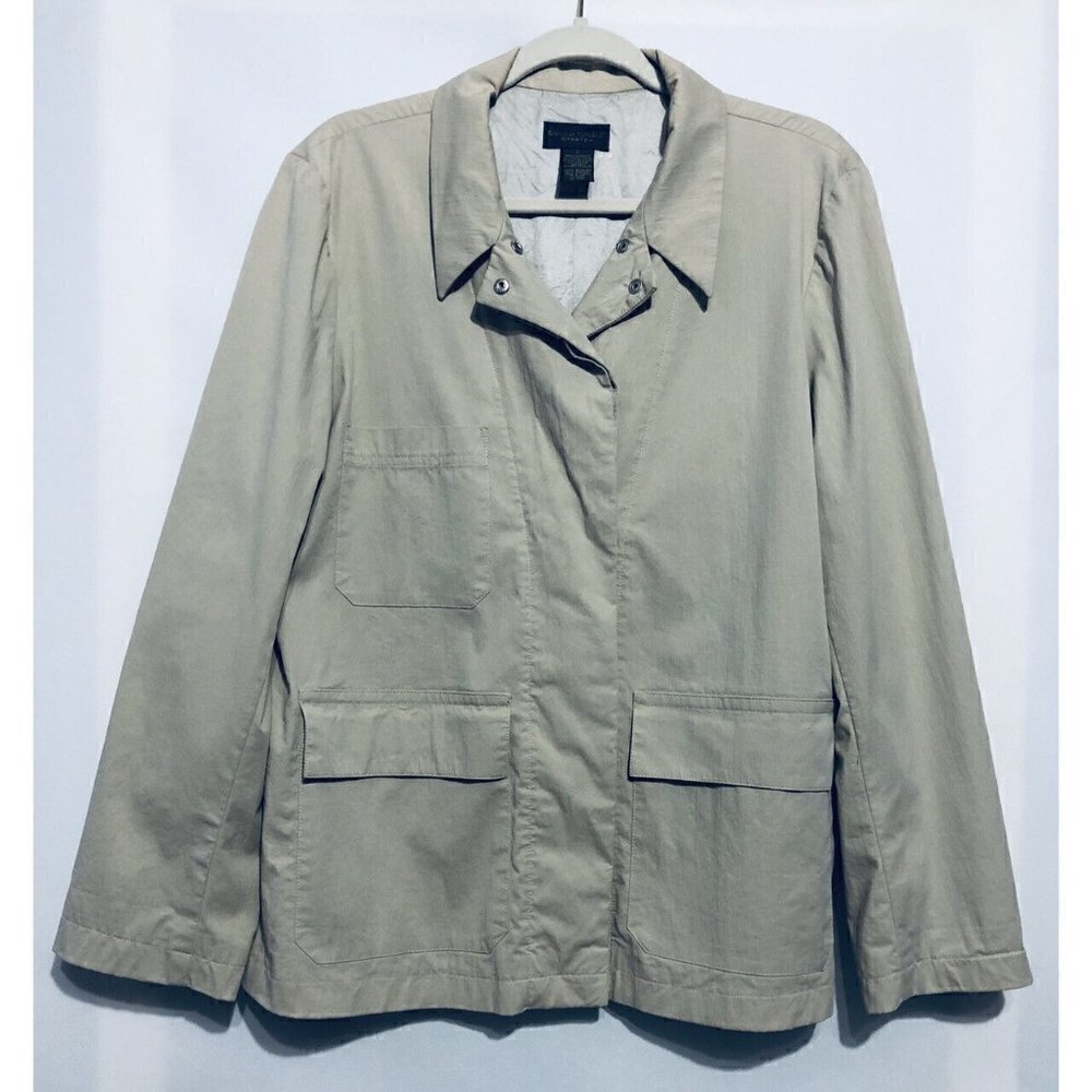 Banana Republic Light Khaki Beige Utility Jacket